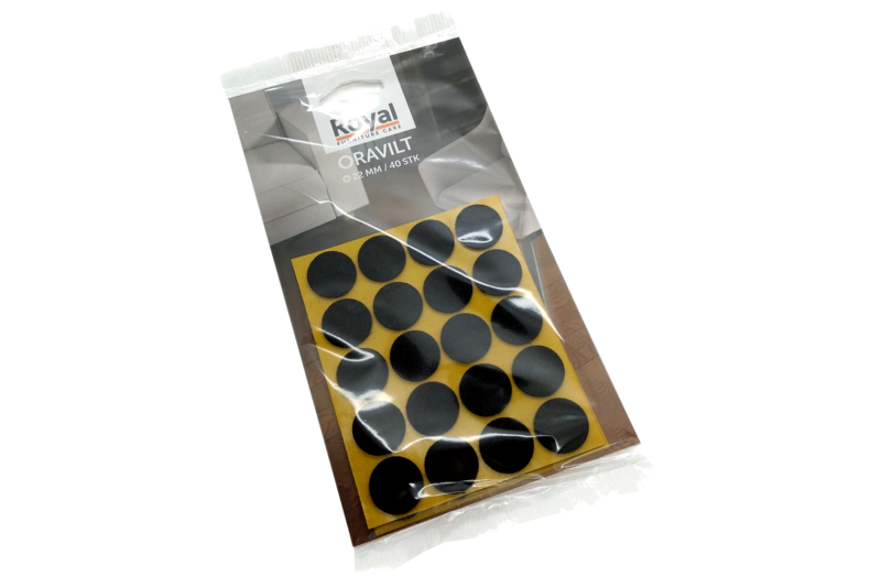 Round Self-Adhesive Felt Pads (28 mm) – 40 Pieces