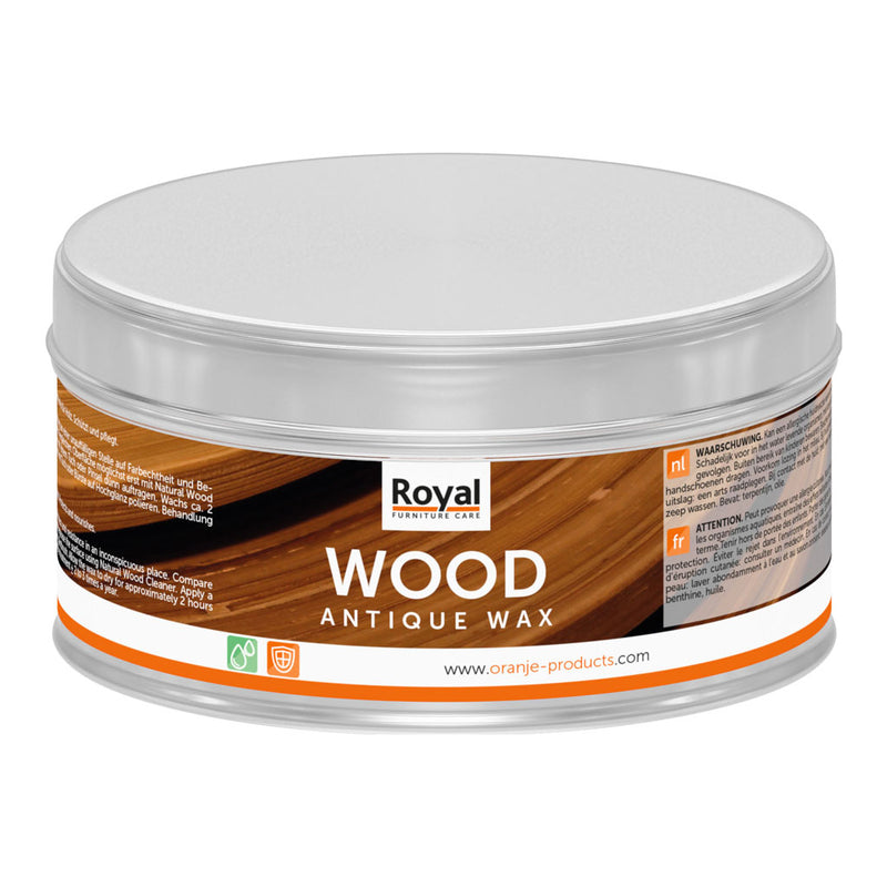 Wood Antique Wax Dark Brown 370 ml for Bare and Unlacquered Wood